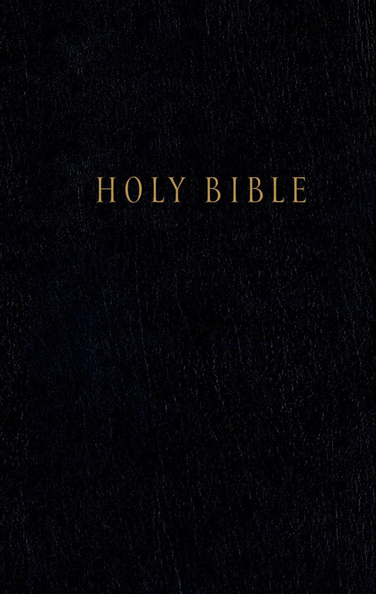 NLT Pew Bible-Black Hardcover