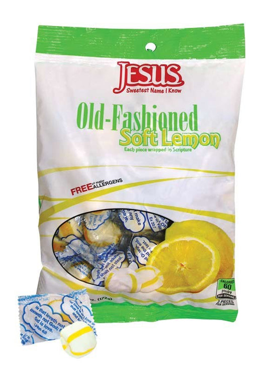 Candy-Scripture Old-Fashioned Soft Lemon (6.05 Oz Bag)