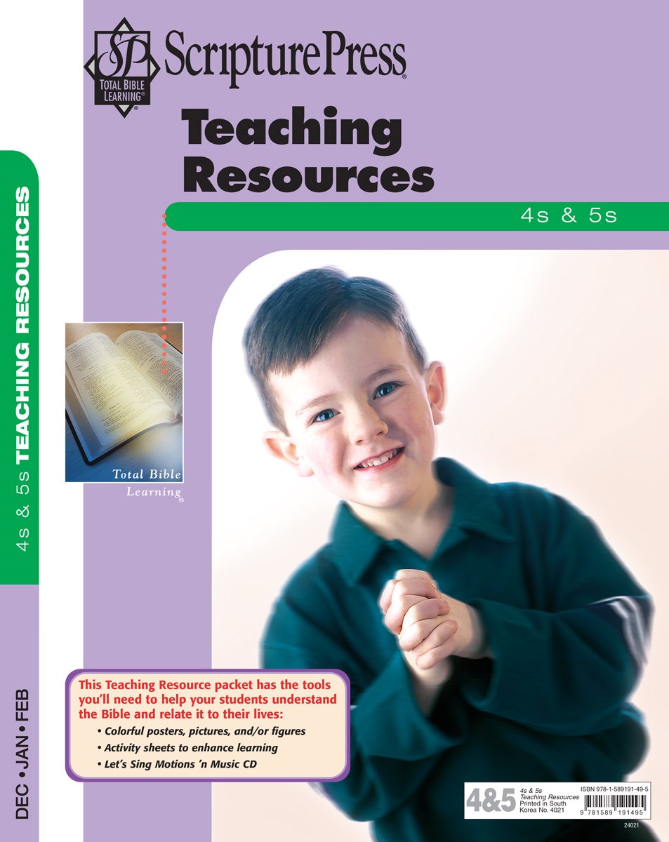 Scripture Press Winter 2025-2026: 4s & 5s Teaching Resources (#4021)