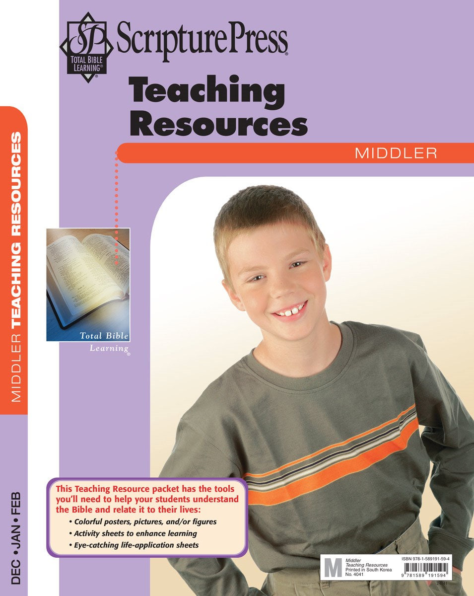 Scripture Press Winter 2025-2026: Middler Teaching Resources (#4041)