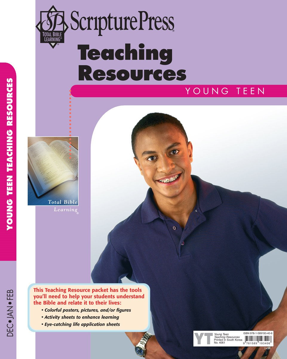Scripture Press Winter 2025-2026: Young Teen Teaching Resources (#4061)