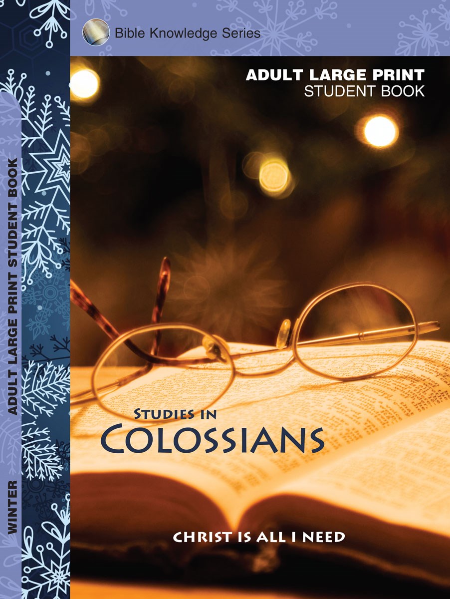 Accent/Scripture Press Winter 2025-2026: Adult Bible Knowledge Series Student Guide Large Print (#4087 7087)