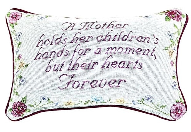 Pillow-A Mother Holds Her Children's... (12.5" x 8.5")