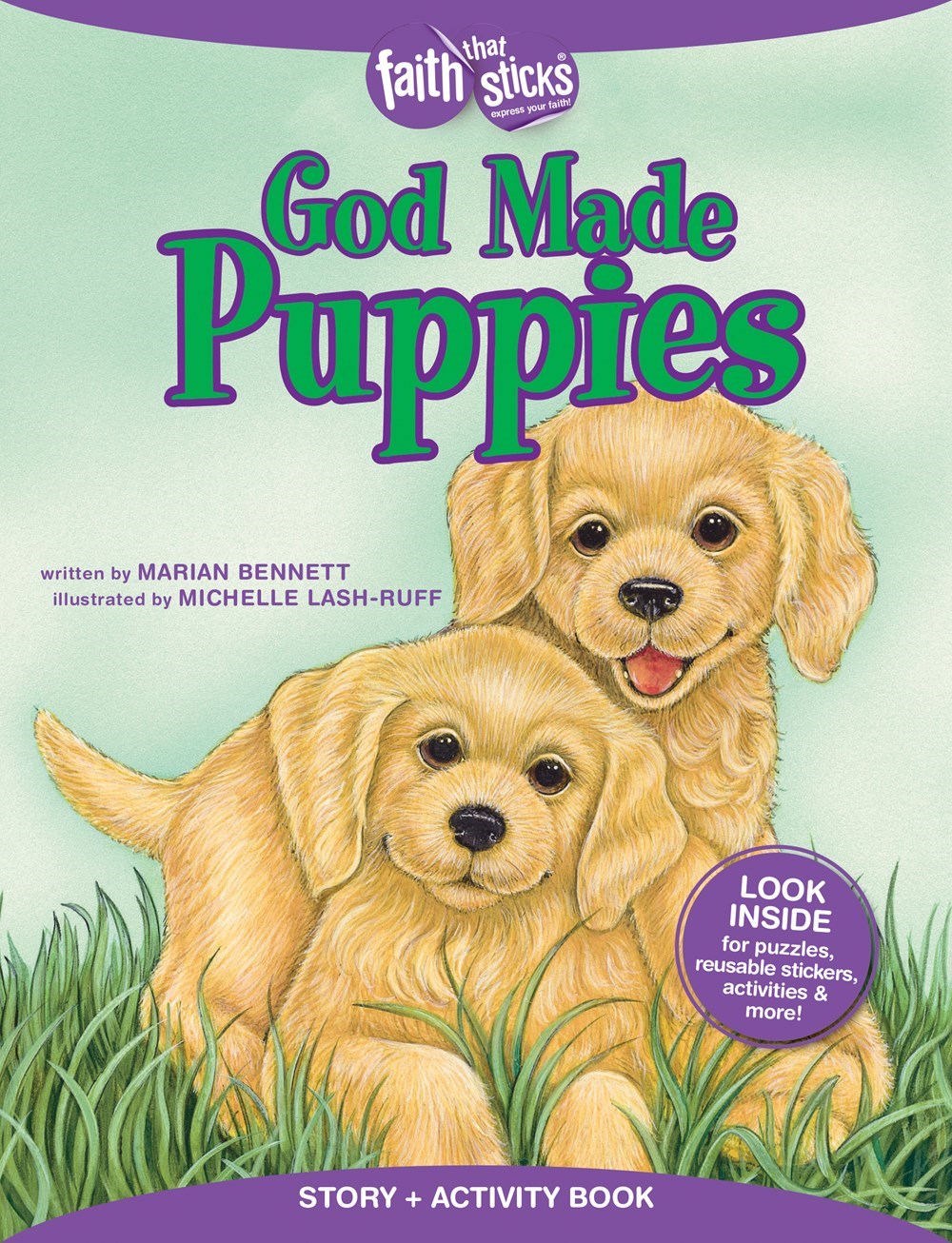 God Made Puppies Activity Book (Faith That Sticks)
