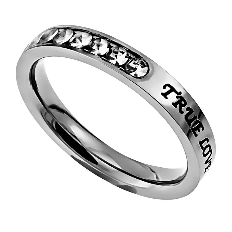 Ring-Princess Cut-True Love Waits-Sz 5