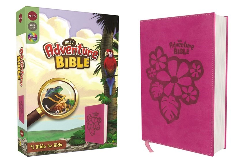 NKJV Adventure Bible (Full Color)-Raspberry DuoTone