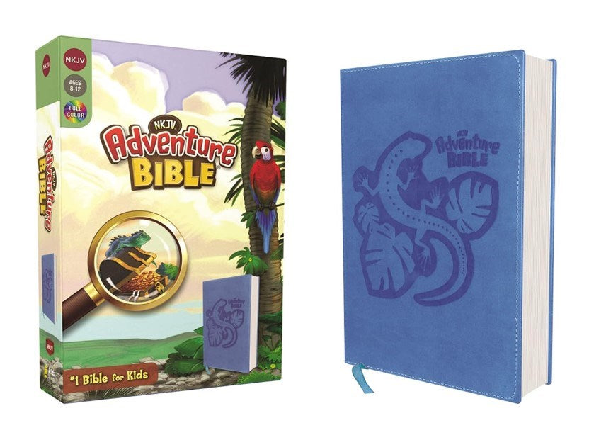 NKJV Adventure Bible (Full Color)-Ocean Blue DuoTone