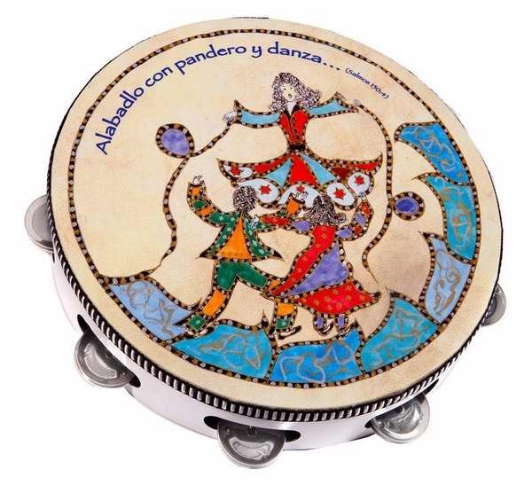 Span-Instrument-Tambourine-10" Round-Psalm 150 (#8119)