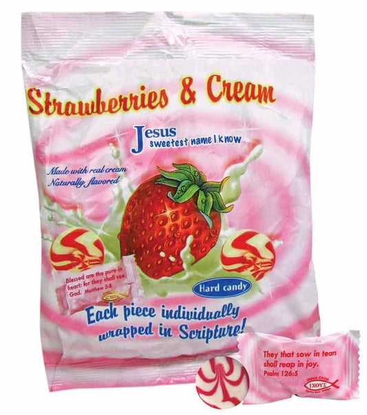 Candy-Strawberries & Cream (5.5oz Bags)
