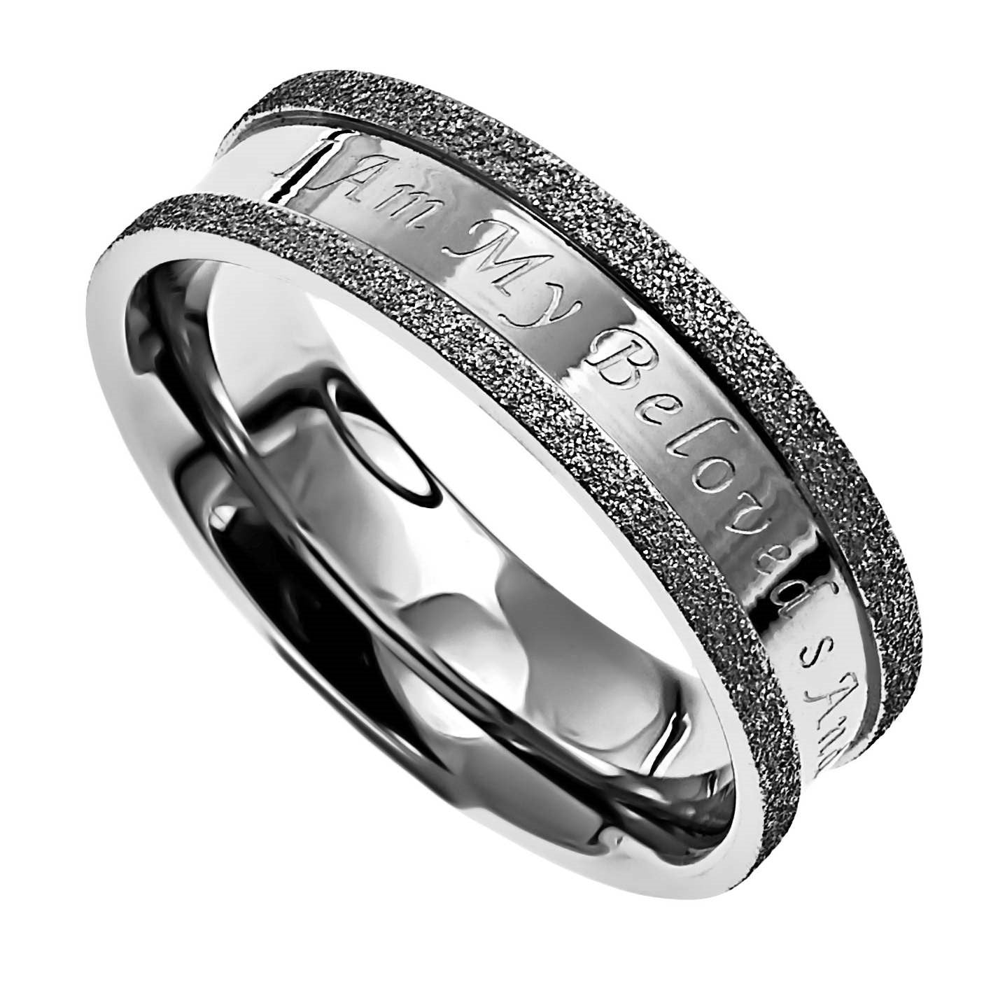 Ring-Champagne-Silver-Beloved-Sz 8