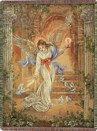 Throw-Angel Of Light-Tapestry (50" x 60")