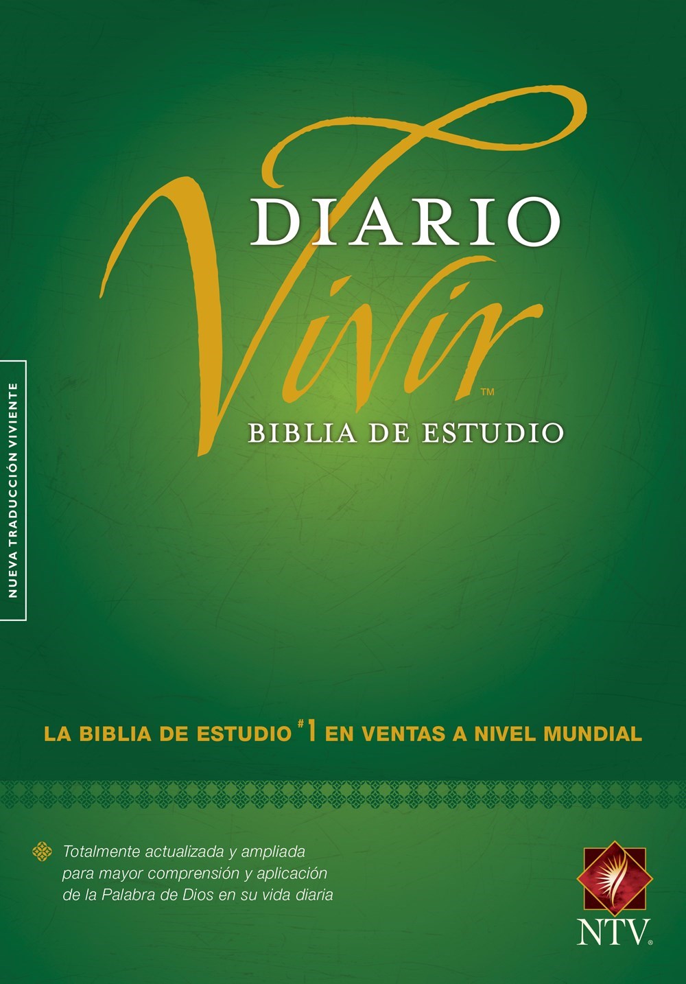 NTV Biblia de Estudio del Diario Vivir (NLT Life Application Study Bible)-Green Hardcover Indexed