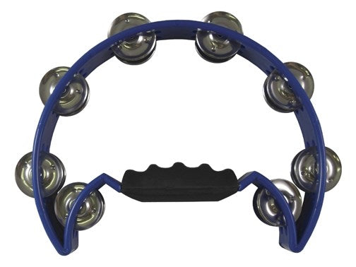 Instrument-Tambourine-Moon Shape-Blue