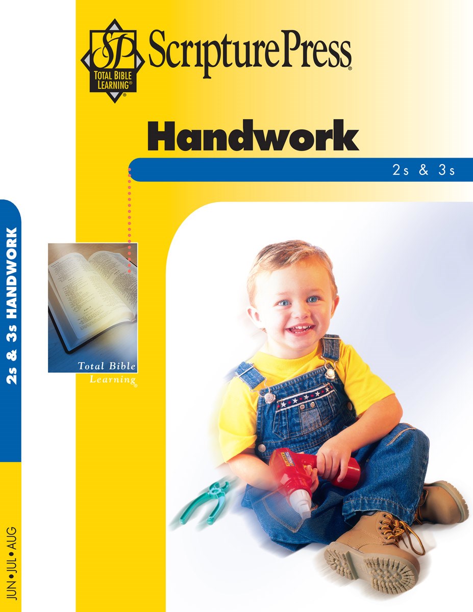Scripture Press Summer 2025: 2s & 3s Handwork (Craftbook) (#4013)