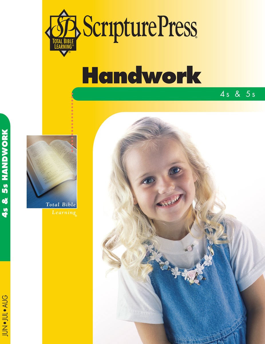 Scripture Press Summer 2025: 4s & 5s Handwork (Craftbook) (#4023)