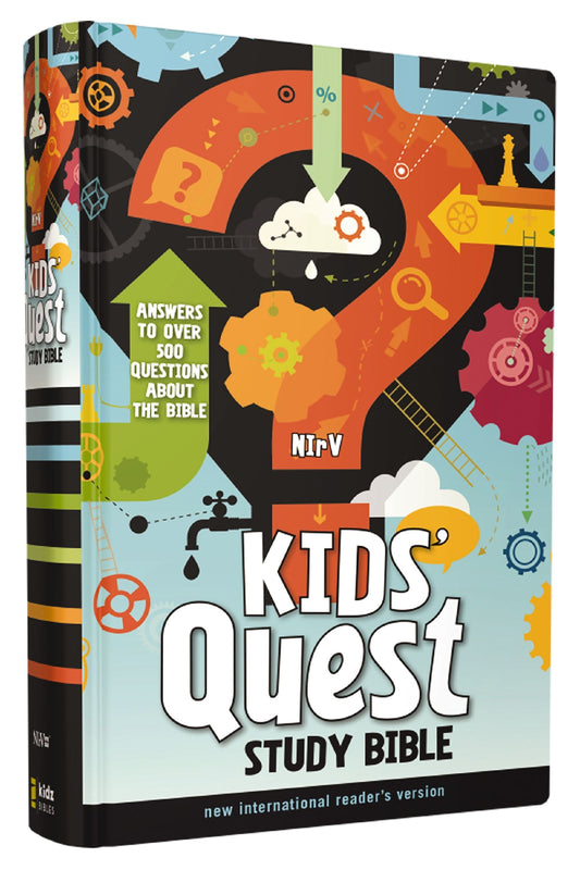 NIrV Kids' Quest Study Bible (Updated)-Printed Hardcover