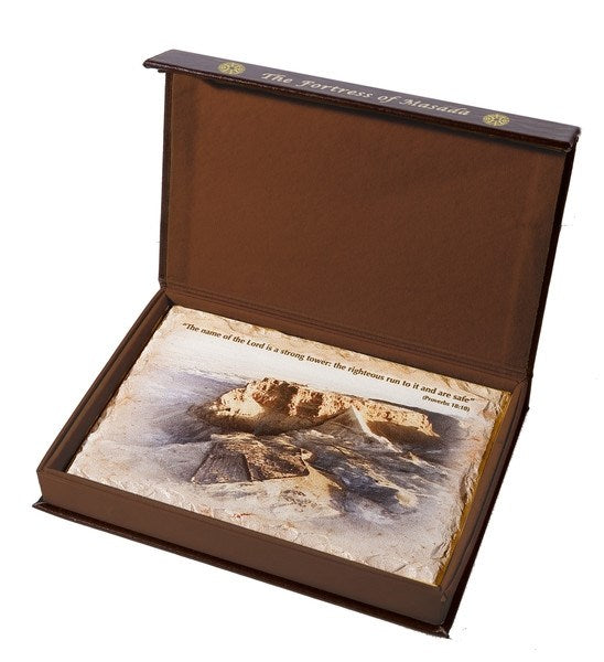 Home Decor-Masada Photograph Printed On Stone (5.25 x 7.25) (#21190)