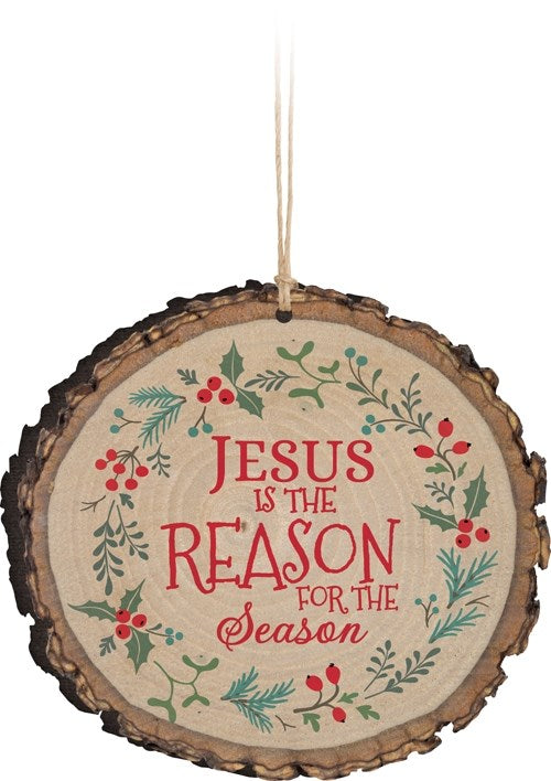 Ornament-Barky-Jesus Is The Reason/Holly