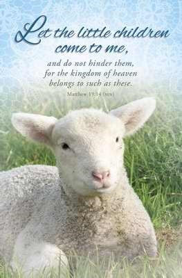 Bulletin-Let The Little Children Come To Me (Matthew 19:14 NIV) (Pack Of 100)