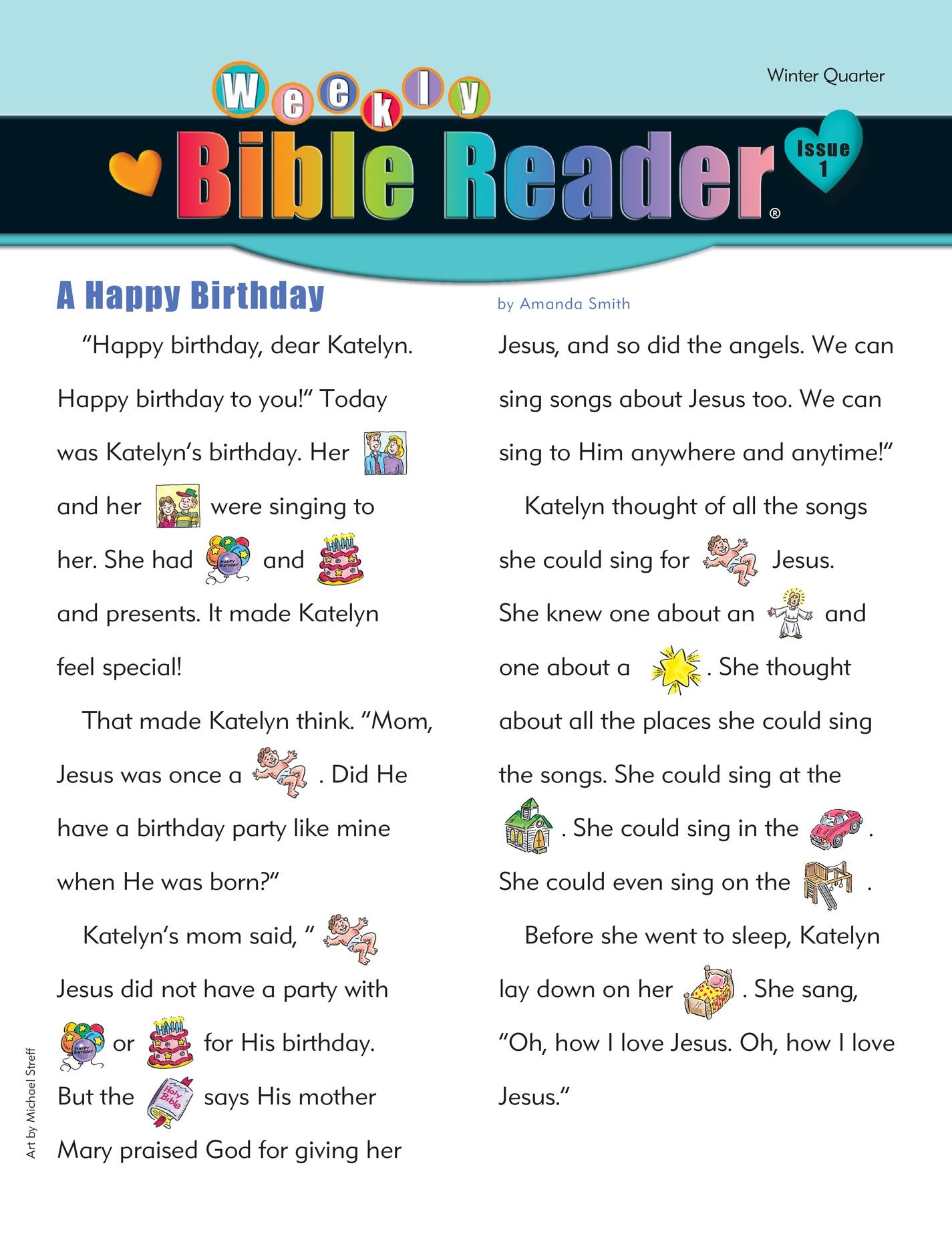 Heartshaper Winter 2025-2026: Early Elementary Weekly Bible Reader (Pack Of 5) (#6234)