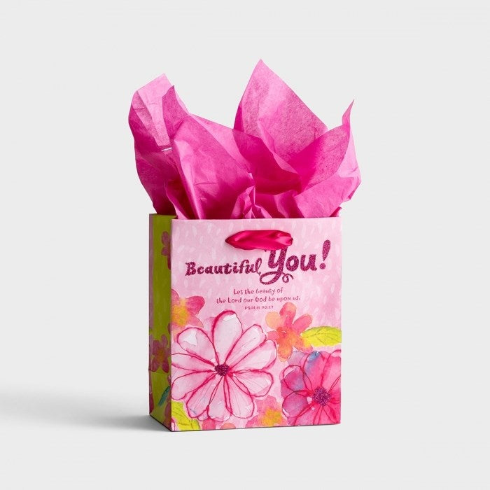 Gift Bag-Specialty-Birthday-Beautiful You-Psalm 90:17-Small