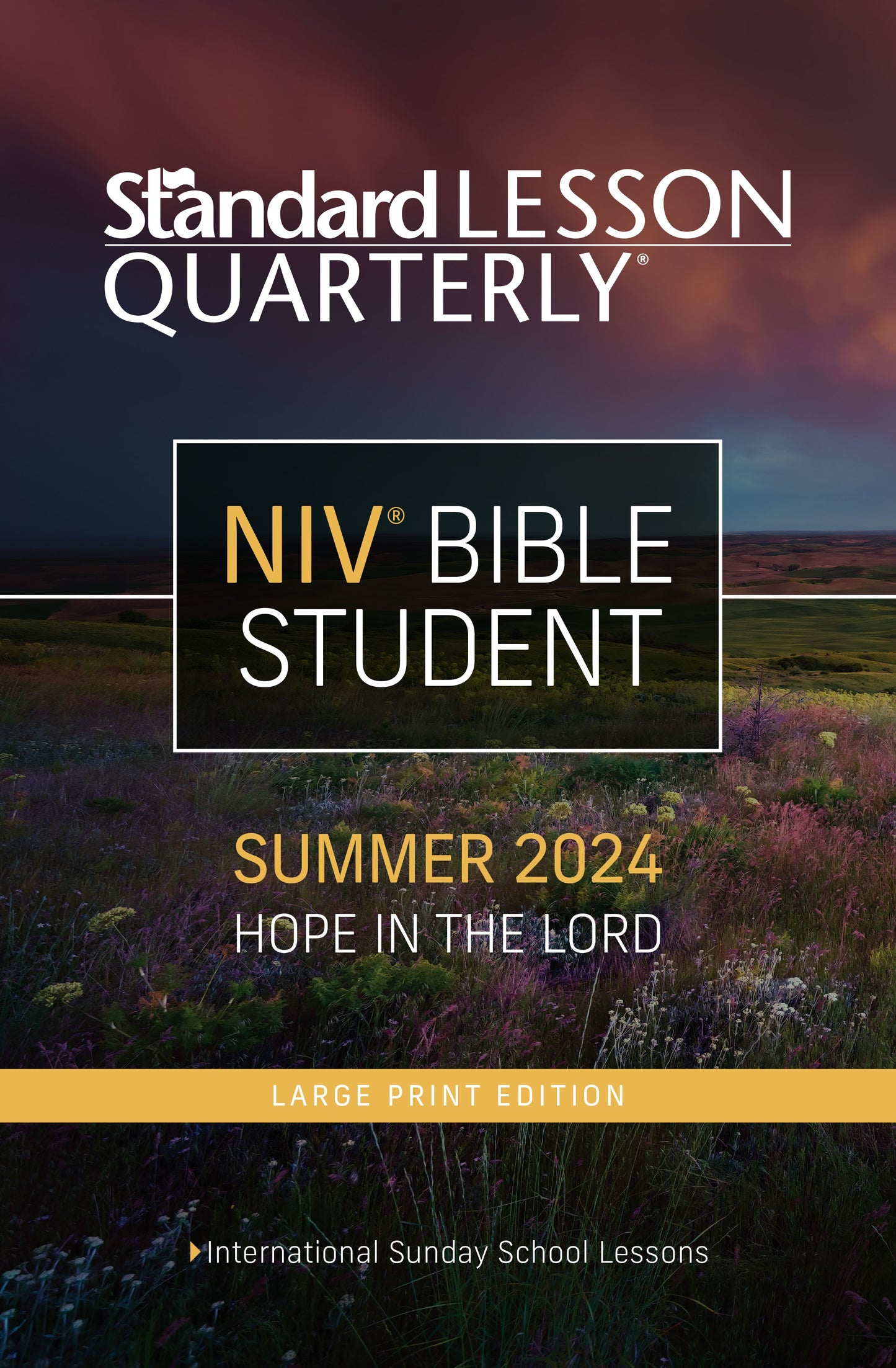 Standard Lesson Quarterly Summer 2025: Adult Student Large Print (NIV) (#6287)