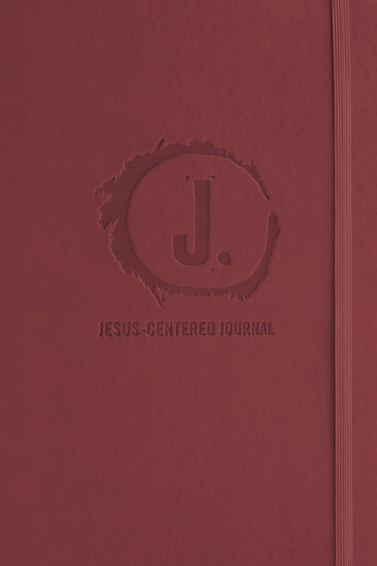 NLT Jesus-Centered Journal-Cranberry Imitation Leather