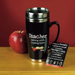 Travel Mug-Teacher w/Pocket Card (16 Oz)