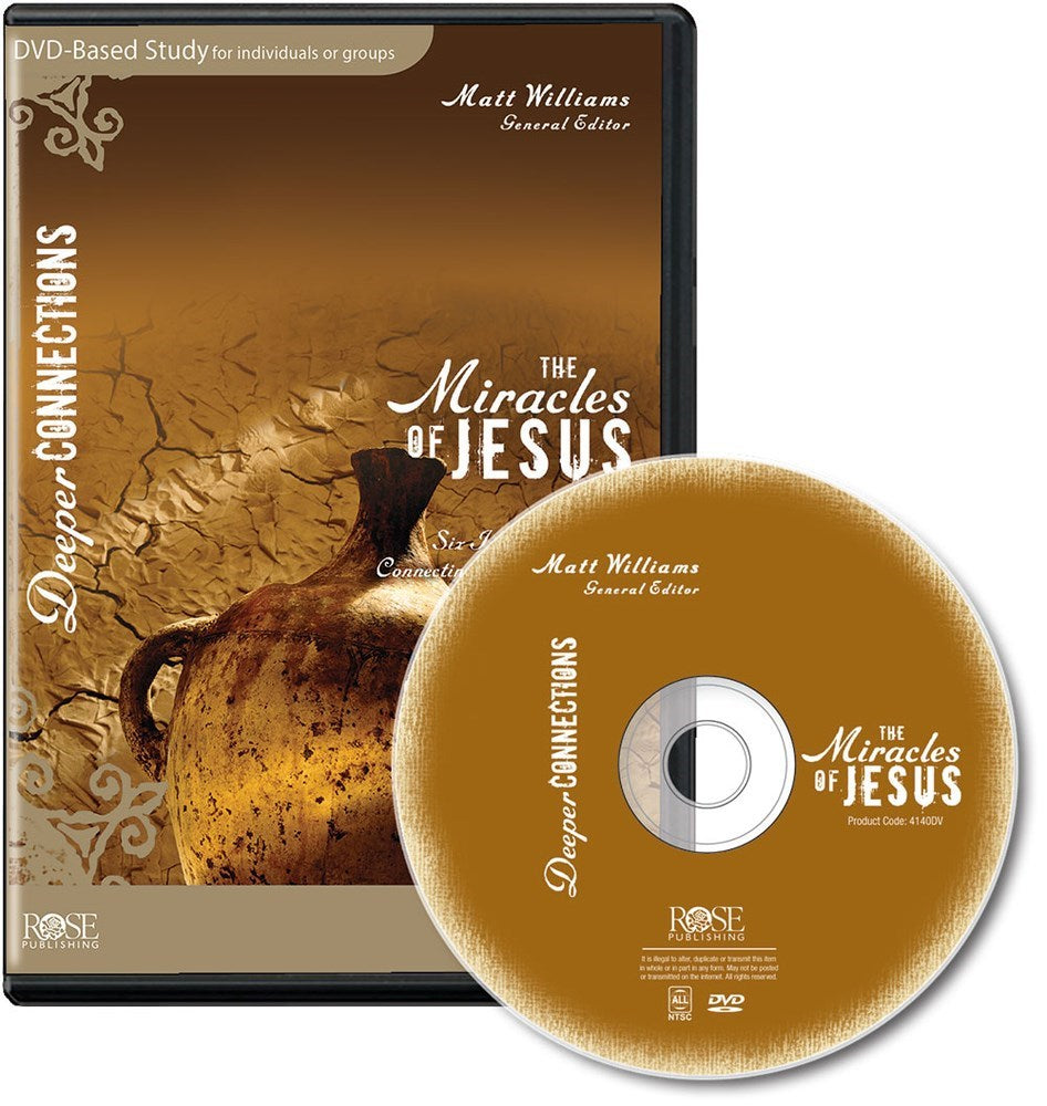 DVD-The Miracles Of Jesus: DVD-Based Bible Study (Deeper Connections)