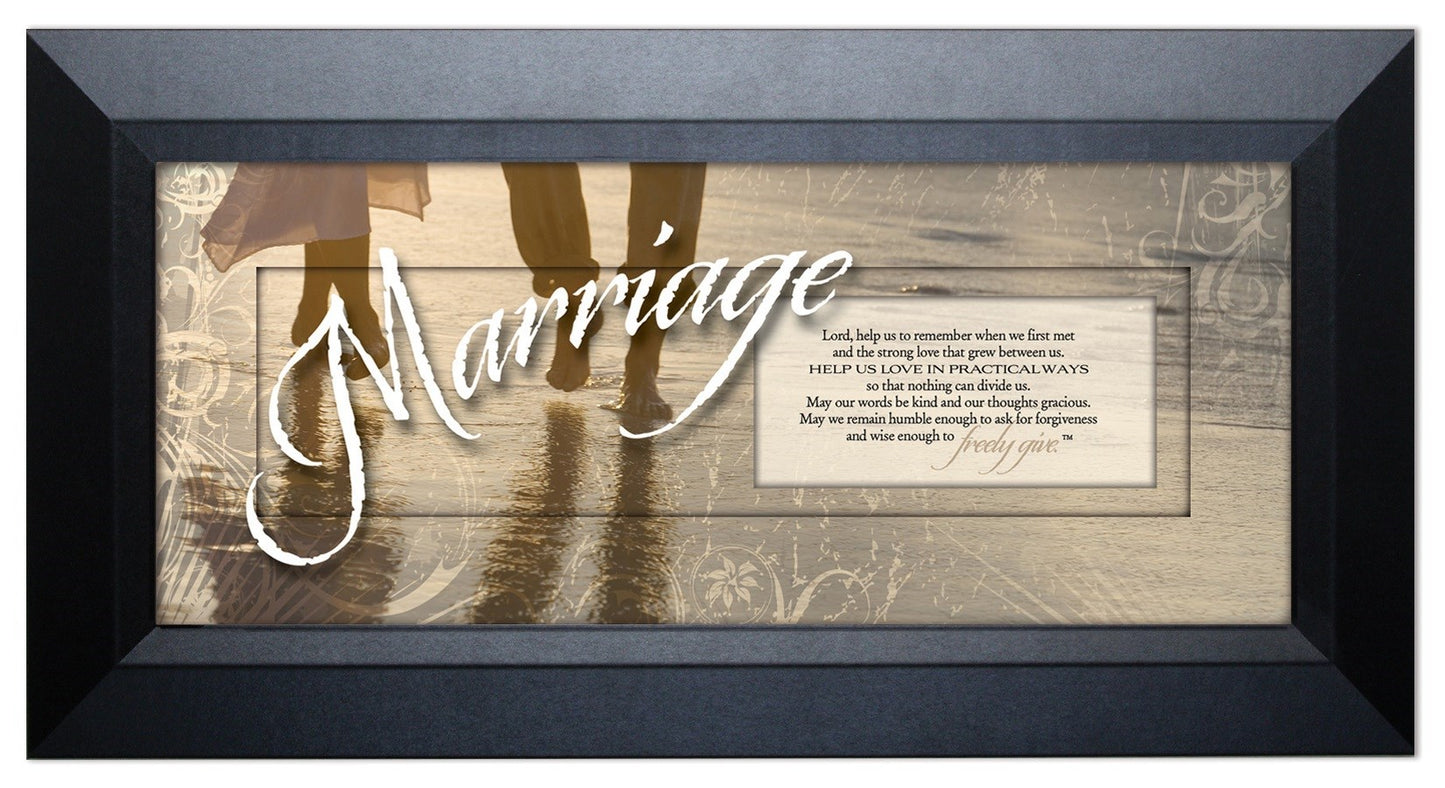 Framed Art-Marriage (8" x 16")