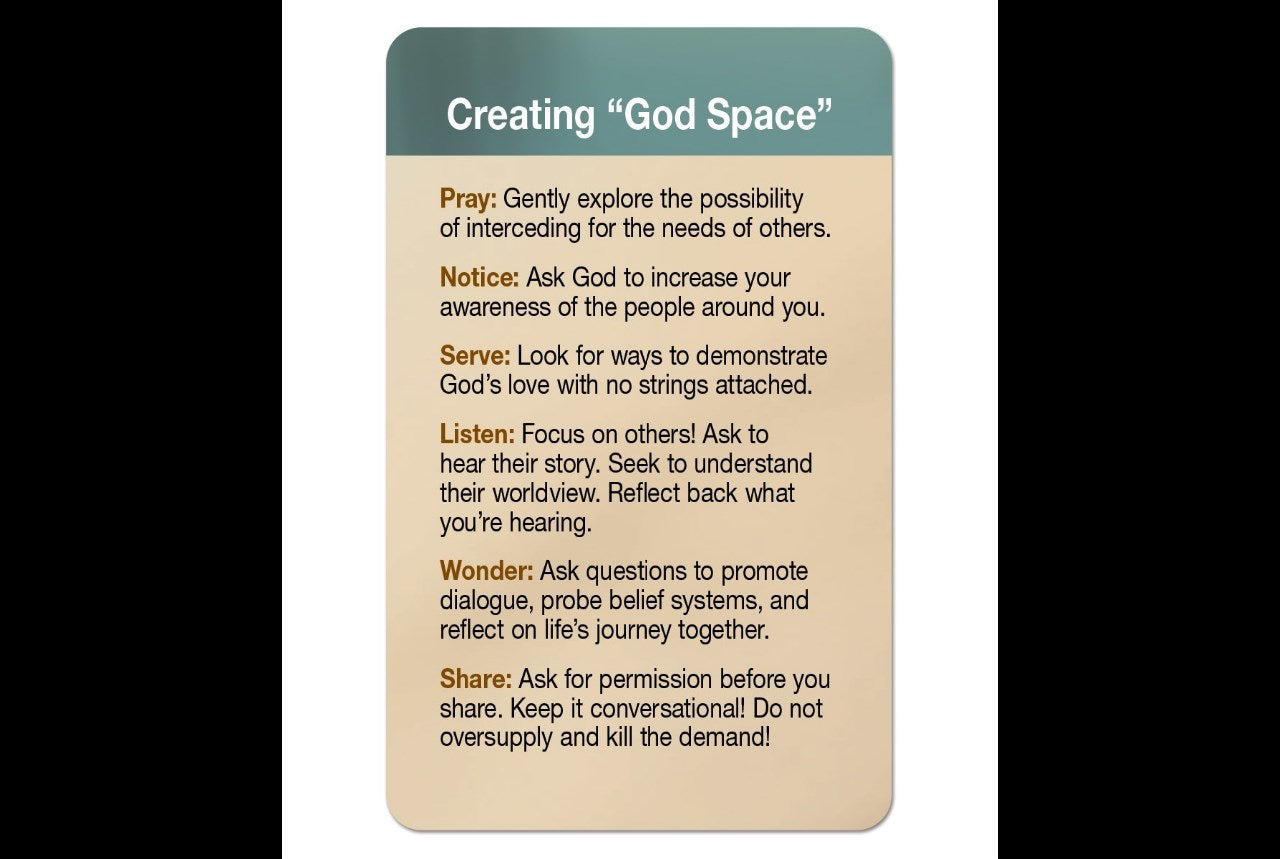 Wallet Card-Activating God Space (Pack Of 25)