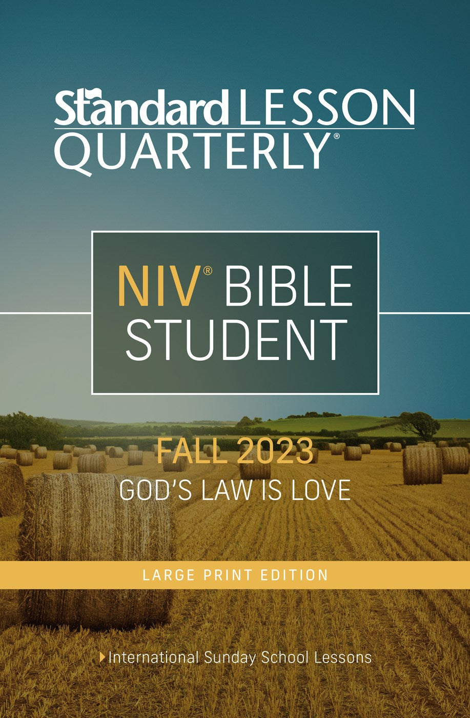 Standard Lesson Quarterly Fall 2025: Adult NIV Bible Student Large Print (#6287)