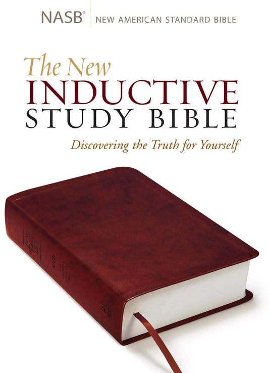 NASB New Inductive Study Bible-Burgundy Milano Softone