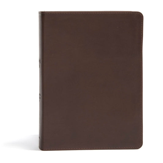 CSB She Reads Truth Bible-Brown Genuine Leather