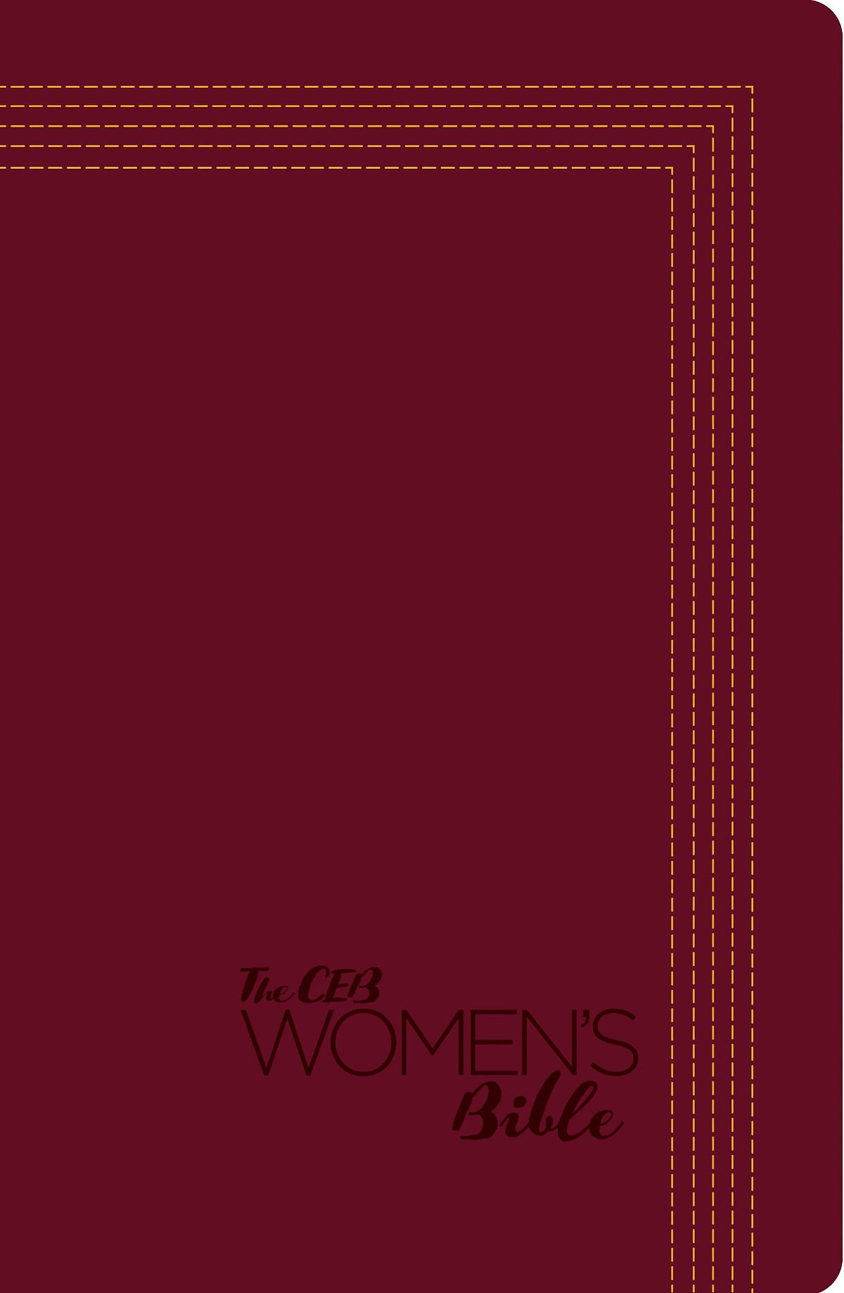 CEB Women's Bible-Red Decotone