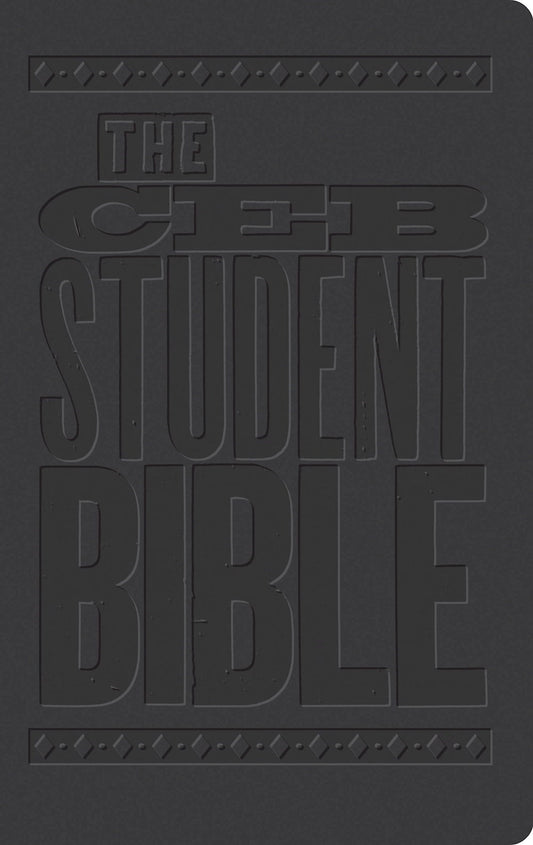 CEB Student Bible-Black Decotone