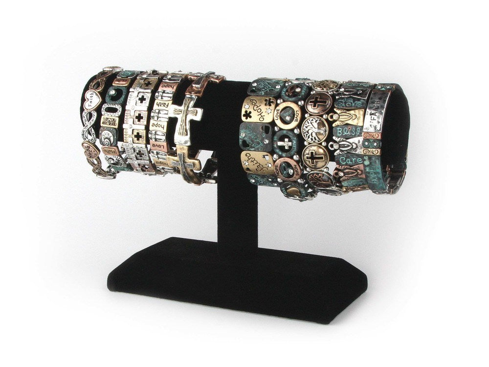 Bracelet-Eden Merry-Metal Inspirational Assortment I (10 Pieces) Display Not Included