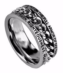 Ring-Chain-Armor Of God (Mens)-Size 13