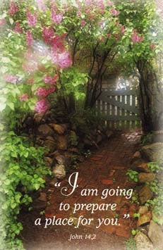 Bulletin-I Am Going To Prepare A Place For You (John 11:25) (Pack Of 100)