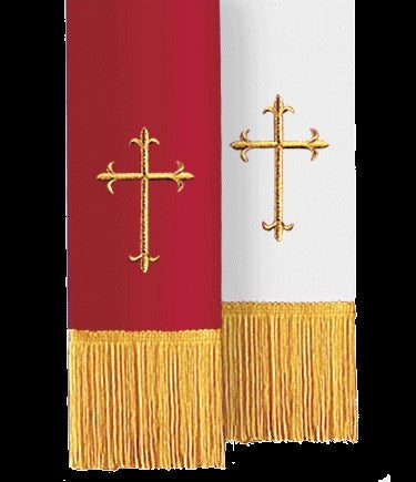 Bible Marker 11616 Red/Wht/Cr (Non Sized)