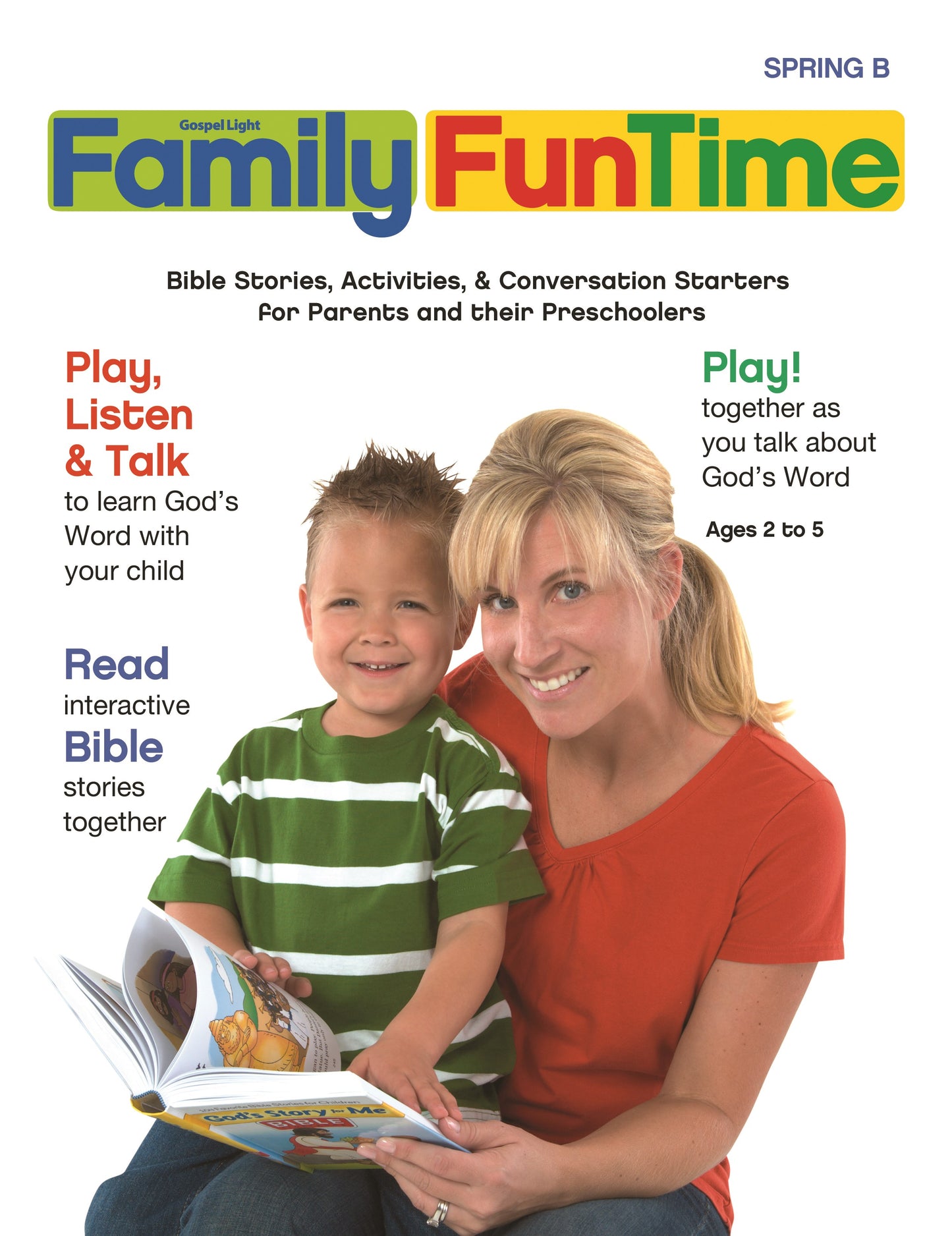 Gospel Light Spring 2025: Preschool/Pre-K/Kindergarten Family Funtime (Ages 2-5)-Year B (#2214)