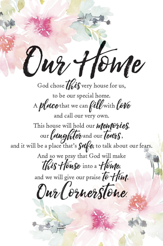 Plaque-Woodland Grace-Our Home (6 x 9)