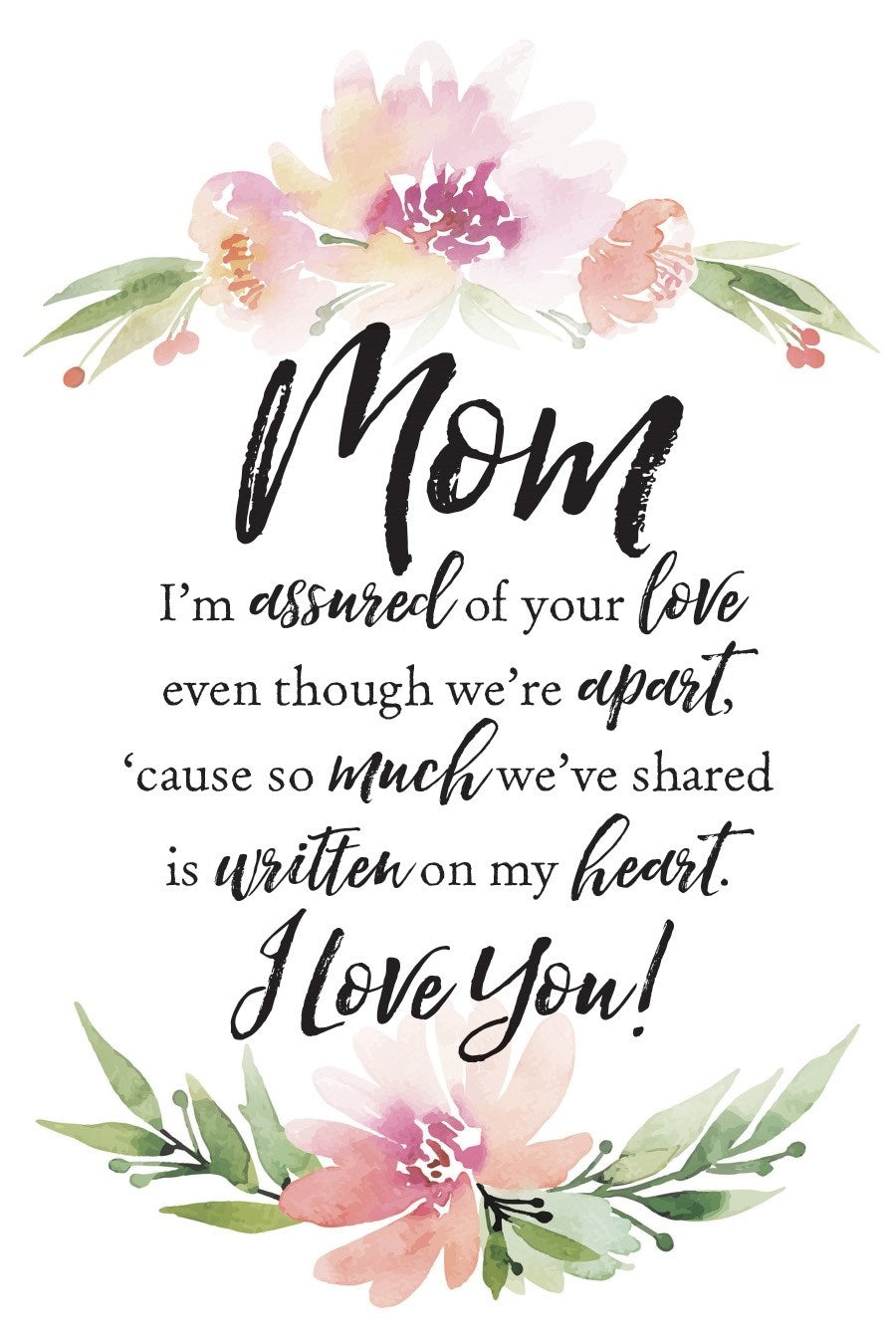 Plaque-Woodland Grace-Mom I'm Assured Of Your Love (6 x 9)