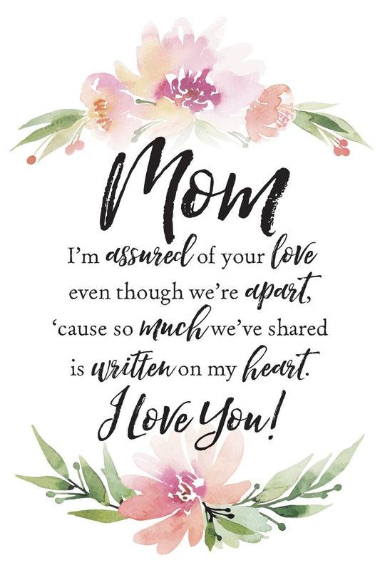 Plaque-Woodland Grace-Mom  I'm Assured Of Your Love (6 x 9)