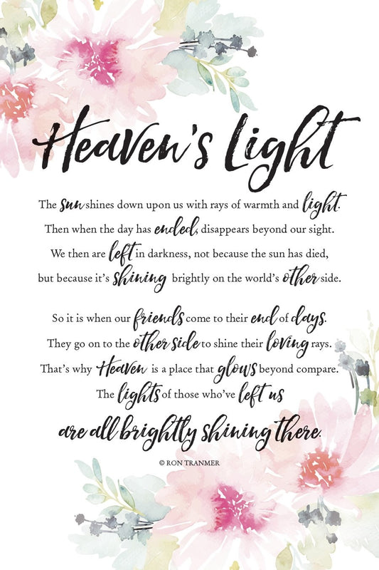 Plaque-Woodland Grace-Heaven's Light (6 x 9)
