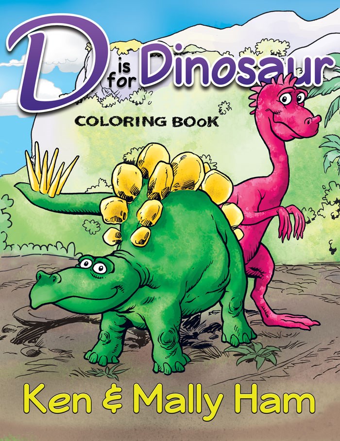 D Is For Dinosaur Coloring Book (Not Available-Out Of Print)