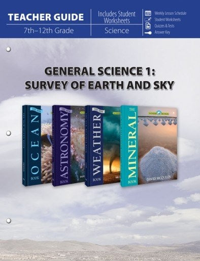 Master Books-General Science 1: Survey Of Earth & Sky Teacher Guide