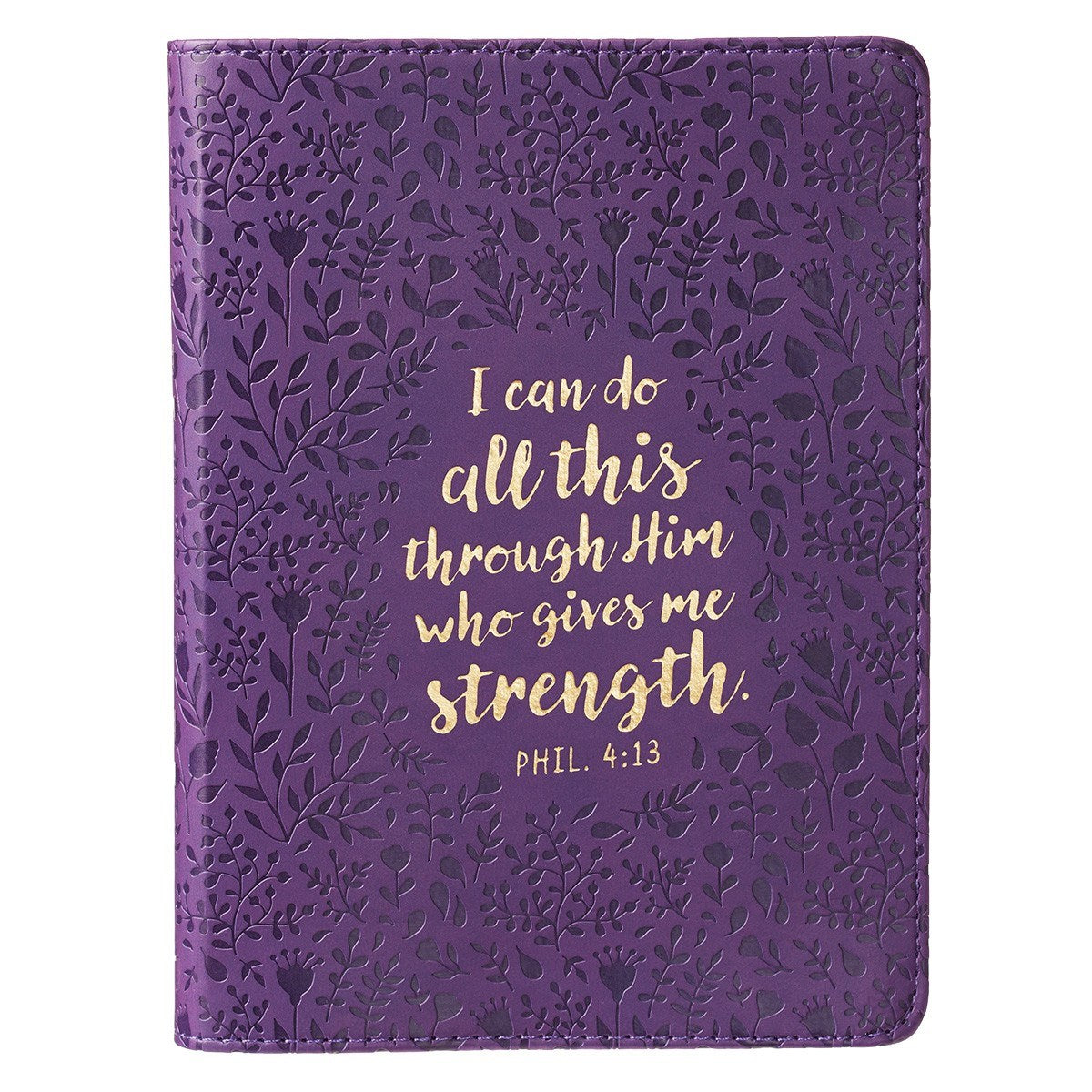Journal-Positively Purple/I Can Do All This-Classic LuxLeather