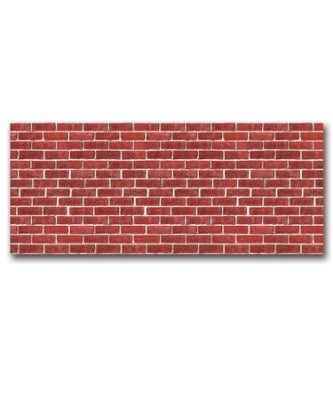 Multi Event-Red Brick Plastic Backdrop (30 x 4')