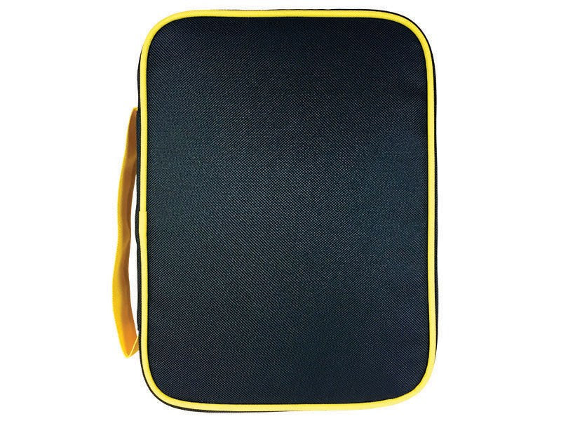 Bible Cover-Colorful-Black/Yellow-MED